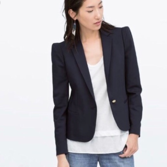 Zara Jackets & Blazers - Zara Basics Button Blazer with Pockets